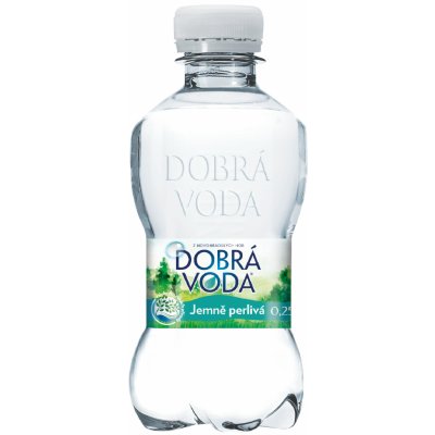 Dobrá voda jemně perlivá 8 x 250 ml – Sleviste.cz