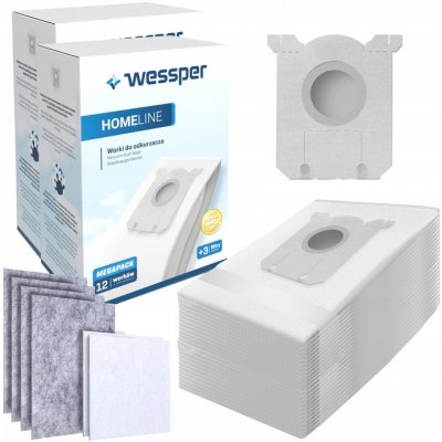 Wessper AEG VX4, VX6 všechny verze od GR201, S-Bag & Swirl PH86 sáčky s filtry 24 + 6 ks – Zboží Mobilmania