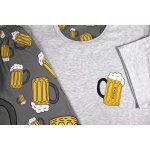 Lonka Koffing Pivo pánské pyžamo krátké bílé – Hledejceny.cz