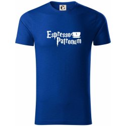 Harry Espresso Patronum triko z organické bavlny královská modrá