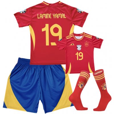 Numberoplus Premium dětský fotbalový dres + ponožky Španělsko Lamine Yamal – Zboží Dáma
