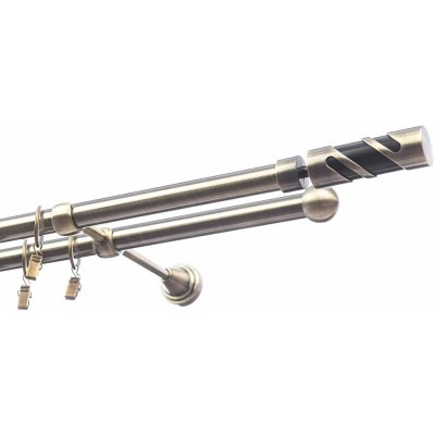 Garnyze-levne Garnýže Mars dvouřadá mosaz 19 mm 300 cm – Zboží Mobilmania