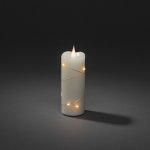 Konstsmide LED vosková svíčka krémová barva jantarová 12,7 cm 1824-180 – Hledejceny.cz