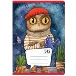 JUNIOR Sešit A5 linkovaný 512 s 2 pomoc. linkami myšky – Zboží Dáma JUNIOR Sešit A5 linkovaný 512 s 2 pomoc. linkami myšky – Zboží Dáma