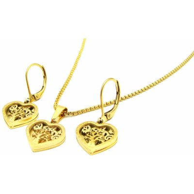 Steel Jewelry Set Náušnice a Náhrdelník Chirurgická ocel SET241272 – Zbozi.Blesk.cz
