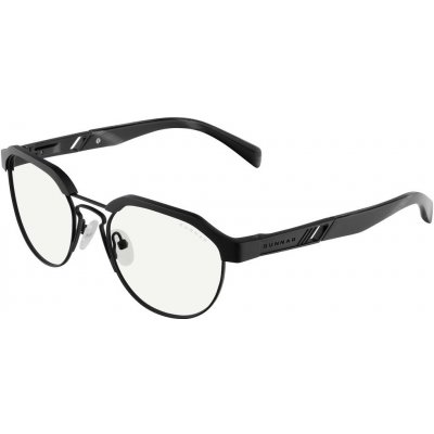 GUNNAR CAMPBELL ONYX černé obroučky, čirá PRO skla CMB-01030 – Zboží Živě