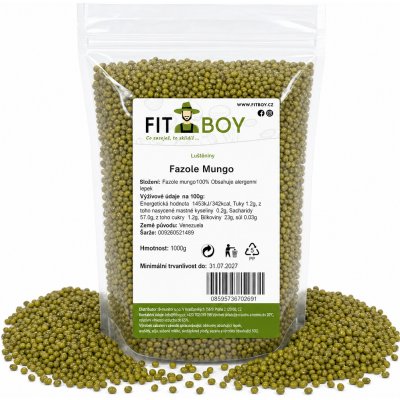 Fitboy Fazole Mungo 1 kg – Hledejceny.cz