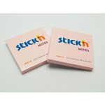 Stick´n Bloček samolepící 76x76 pastel. růžový, 100 lístků 21148 – Hledejceny.cz