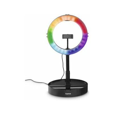 Hama SpotLight FoldUp RGB 102, kruhové LED světlo 10,2" pro smartphony, RGB, skládací – Zbozi.Blesk.cz