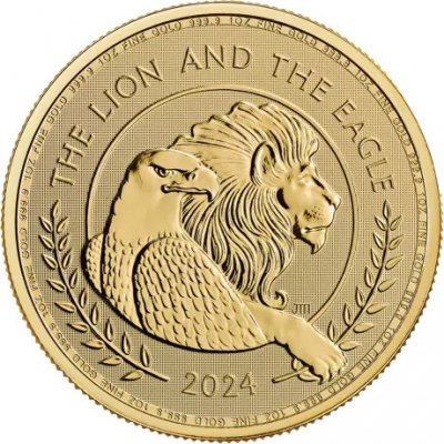 Royal Mint Zlatá mince Britannia The British Lion and American Eagle 2024 1 oz