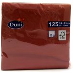 Duni ubrousky 33cm 2V bordó 125ks – Zboží Dáma