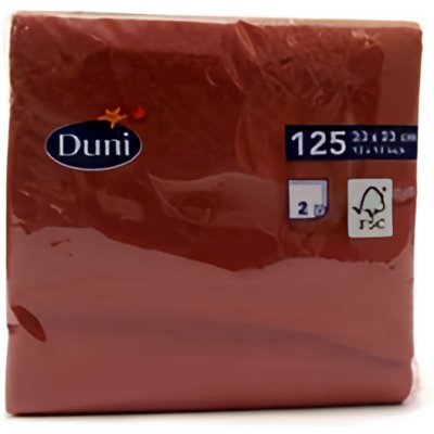Duni ubrousky 33cm 2V bordó 125ks – Zboží Dáma