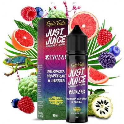 Just Juice Cherimoya Grapefruit & Berries Shake & Vape 10 ml – Zboží Dáma