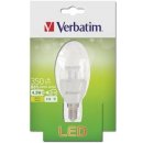 Verbatim LED žárovka E14 220-240V 4.5W 350lm 2700k teplá bílá