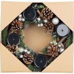 MagicHome Věnec Vánoce, adventní, přírodní, 30 cm – Sleviste.cz