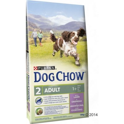 Purina Dog Chow Adult Lamb & Rice 2 x 14 kg – Zboží Mobilmania