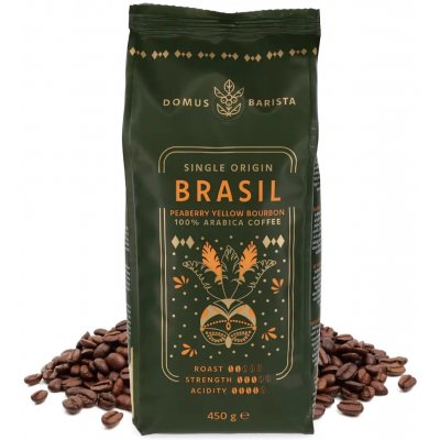 Domus Barista Single Origin Brasil zrnková 450 g – Hledejceny.cz
