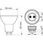 Philips Lighting 70757900 LED EEK2021 G A G GU10 válcový tvar 3.9 W = 35 W teplá bílá – Zboží Živě