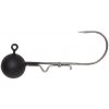 Rybářský háček Savage Gear Jigová hlava Tungsten Ball Jighead Matt Black vel.2 10,6g