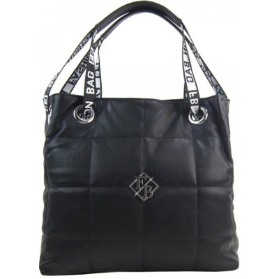 Fashion & Co Velká dámská kabelka přes rameno v prošívaném designu černá