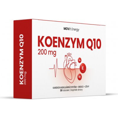 MOVit Koenzym Q10 200 mg Extra Strong 30 tobolek – Hledejceny.cz