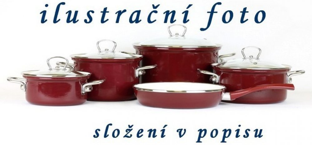 Belis Sfinx Sada smaltovaného nádobí Eco ceramic outlet 5 dílná |  Srovnanicen.cz
