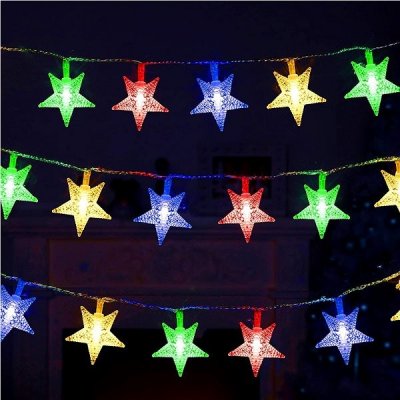 X-Site LED světelný řetěz hvězda XX007 5 m barevný – Zboží Mobilmania