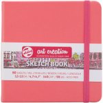 Talens Art Creation Sketchbook v pevné vazbě Coral Red 12 x 12 – Zboží Dáma