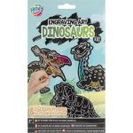 Creative Craft Group Škrabací obrázky s magnety sada dinosauři 12ks – Zboží Dáma