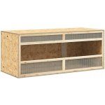 VidaXL terárium kompozitní dřevo 144x46x48 cm – Sleviste.cz