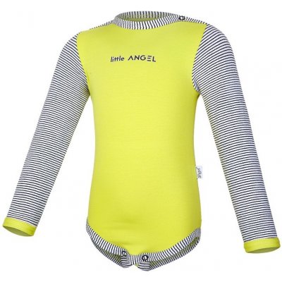 Little Angel Body smyk DR pruh Outlast® tm.citronová pruh bíločerný – Zboží Dáma