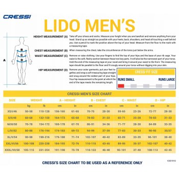 Cressi short Lido Man 2 mm - černá/modrá