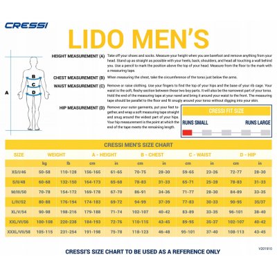 Cressi short Lido Man 2 mm - černá/modrá