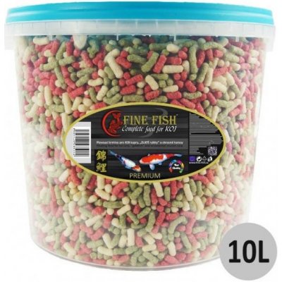 Fine Fish Koi Color Sticks Mix premium 10 l – Zboží Dáma