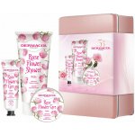 Dermacol Flower Care Rose tělové máslo 75 ml + krém na ruce 30 ml + sprchový krém 200 ml dárková sada – Zbozi.Blesk.cz