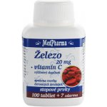 MedPharma Železo 20 mg+Vitamín C 37 tablet – Hledejceny.cz