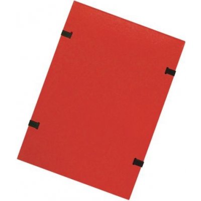 Hit Office A4 Prešpánové spisové desky s tkanicí červené – Zboží Mobilmania