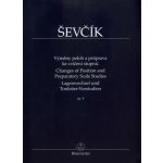 Otakar Ševčík Opus 8, Výměny poloh a průprava ke cvičení stupnic – Sleviste.cz