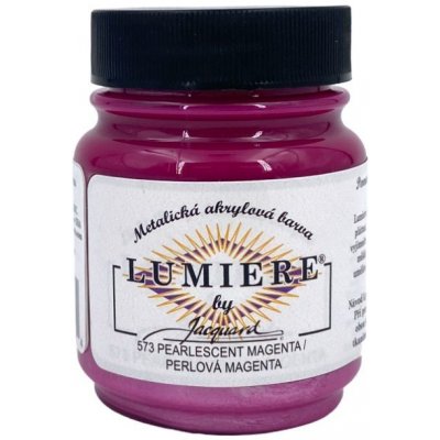 Jacquard Metalické Barvy Lumiere 573 perlová magenta – Zboží Dáma