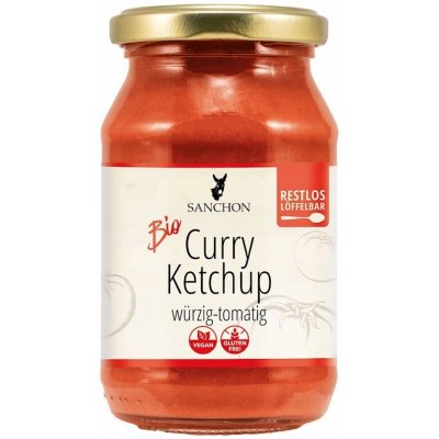Sanchom Kečup Curry bezlepkový BIO 250 ml – Zboží Dáma