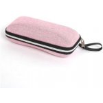 pevné pouzdro na brýle se zipem růžové – Sleviste.cz