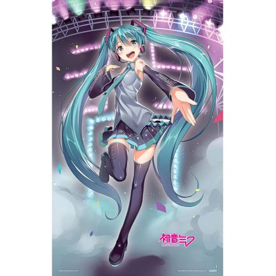 Vocaloid Plátěný Plakát Hatsune Miku on Stage -98 x 160 cm – Hledejceny.cz