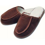 Ovčí věci pánské kožené pantofle Pardál s ovčí vlnou hnědá – Zbozi.Blesk.cz