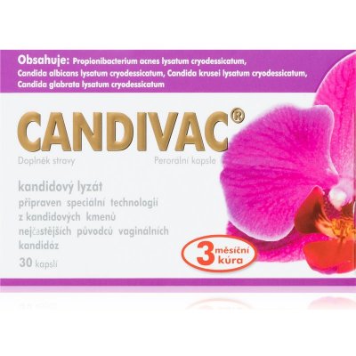 Candivac Candivac kapsle pro podporu vaginálního prostředí 30 cps – Hledejceny.cz