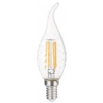 Optonica LED TWIST TIP CANDLE C35 E14 4W FILAMENT 4W Teplá bílá – Zboží Mobilmania