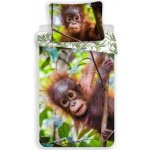 Jerry Fabrics Povlečení fototisk Orangutan 02 bavlna 140x200 70x90 – Zboží Mobilmania