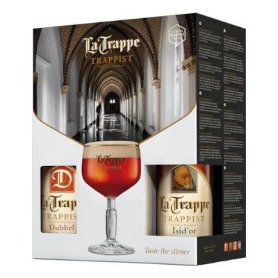 La Trappe 4 x 0,33 l (dárkové balení 1 sklenice)