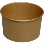 DEKOS Miska papírová na polévku 450ml, 110mm kraft hnědá – Zboží Dáma