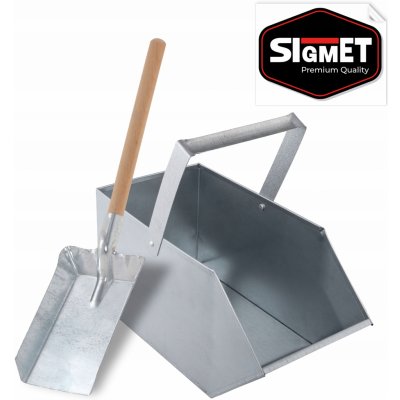Sigmet pozinkovaná 42x20x20 cm s lopatkou na uhlí – Sleviste.cz