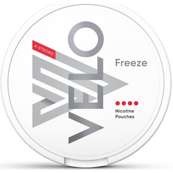 British American Tobacco Velo Freeze Menthol X-Strong 15,5 mg/g 20 sáčků